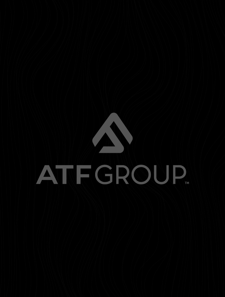 ATF Group logo and branding by 3AM Brand Communication